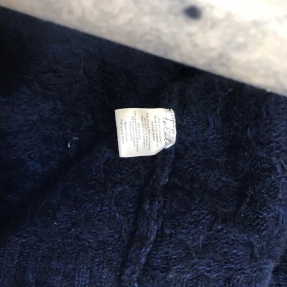 ARITZIA Talula Cardigan Cable Knit Cashmere Angora Open Sweater Chunky Shawl S - Picture 12 of 14